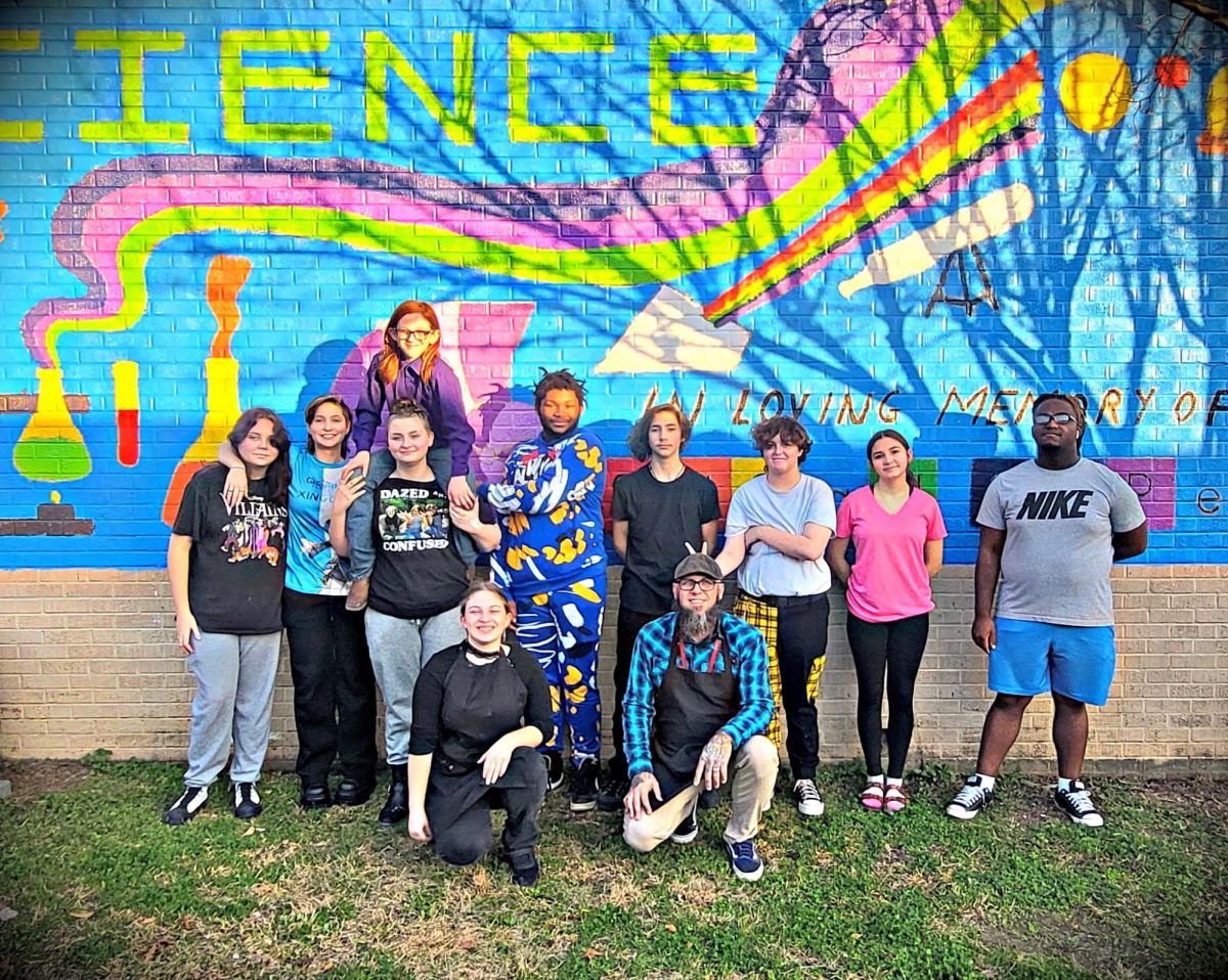 Lumberton students create mural to honor late teacher, strengthen community art efforts